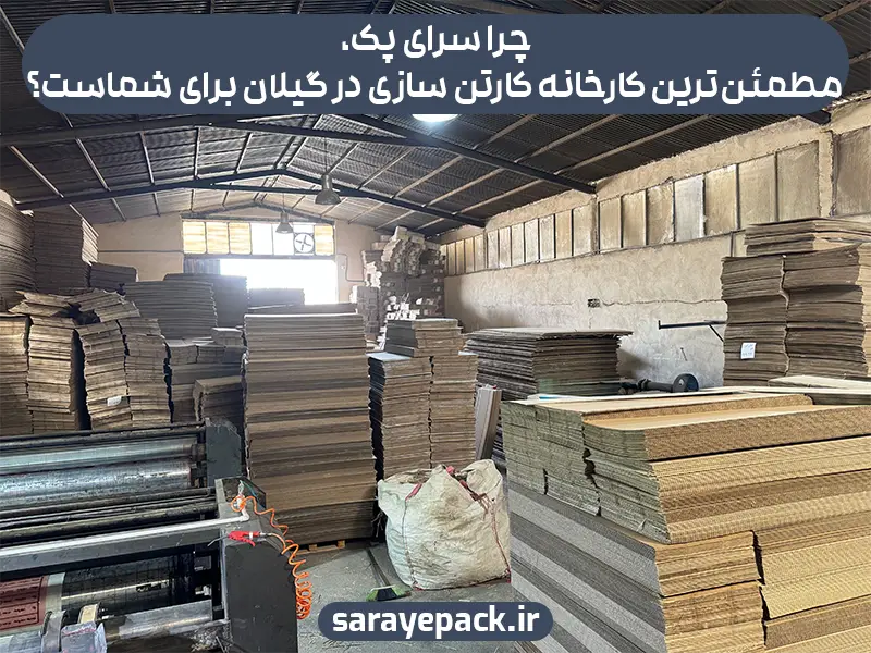 کارخانه کارتن سازی در گیلان