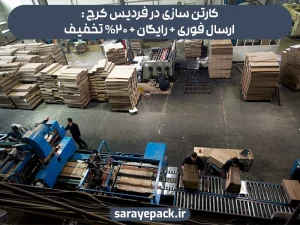 کارخانه کارتن سازی در فردیس کرج