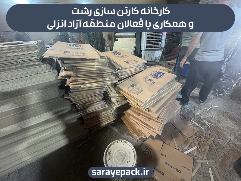 کارخانه کارتن سازی رشت و همکاری با فعالان منطقه آزاد انزلی