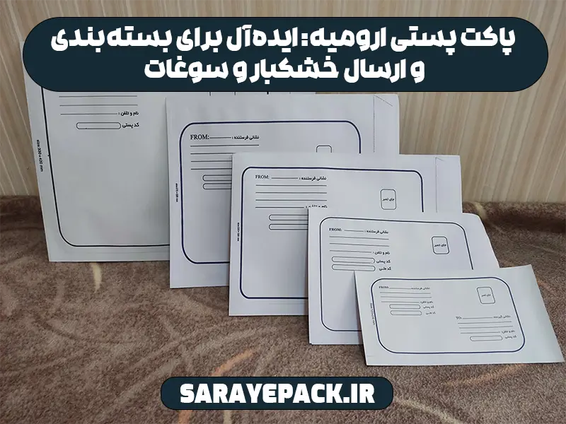 پاکت پستی ارومیه: ایده‌آل برای بسته‌بندی و ارسال خشکبار و سوغات