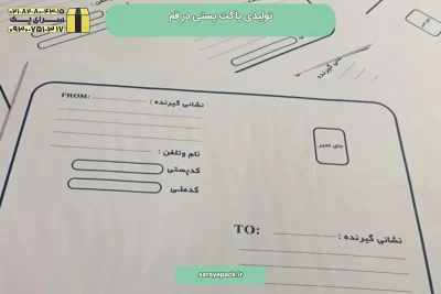 تولیدی پاکت پستی در قم