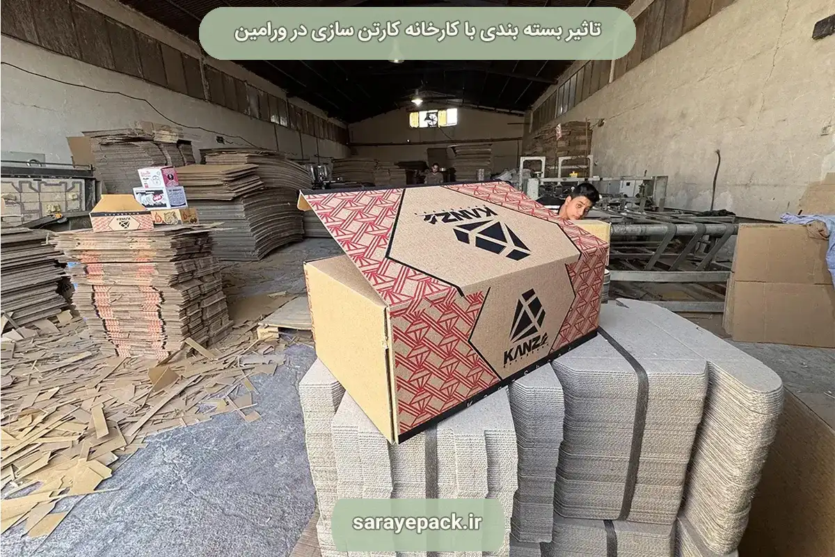 کارخانه کارتن سازی در ورامین